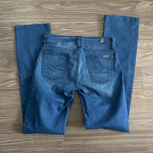 7 For All Mankind Straight Leg Womens Jeans Size 25